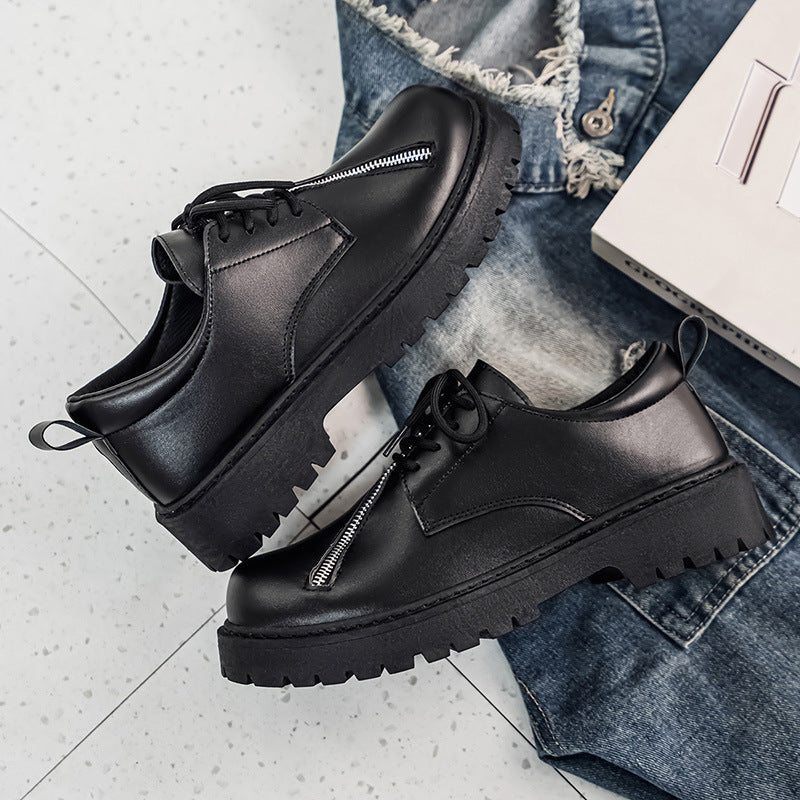 Damen Schnürschuhe Lässig mit Reißverschluss Rutschfest