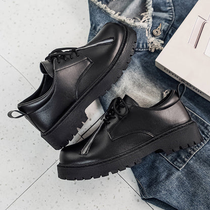 Damen Schnürschuhe Lässig mit Reißverschluss Rutschfest