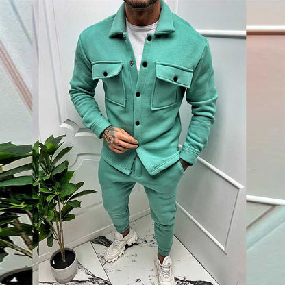 Herren Anzug Freizeit Modern mit Taschen