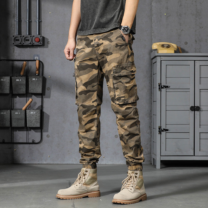 Herren Cargo-Hosen Praktisch Elastisch Mit Vielen Taschen - BerlinGlamour
