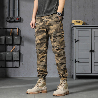 Herren Cargo-Hosen Praktisch Elastisch Mit Vielen Taschen - BerlinGlamour