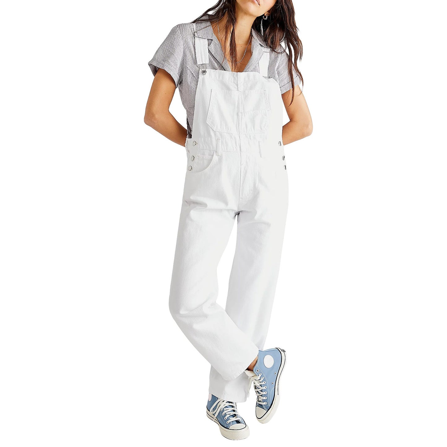 Damen Latzhose Bequem Moderner Schnitt Damenschuhe