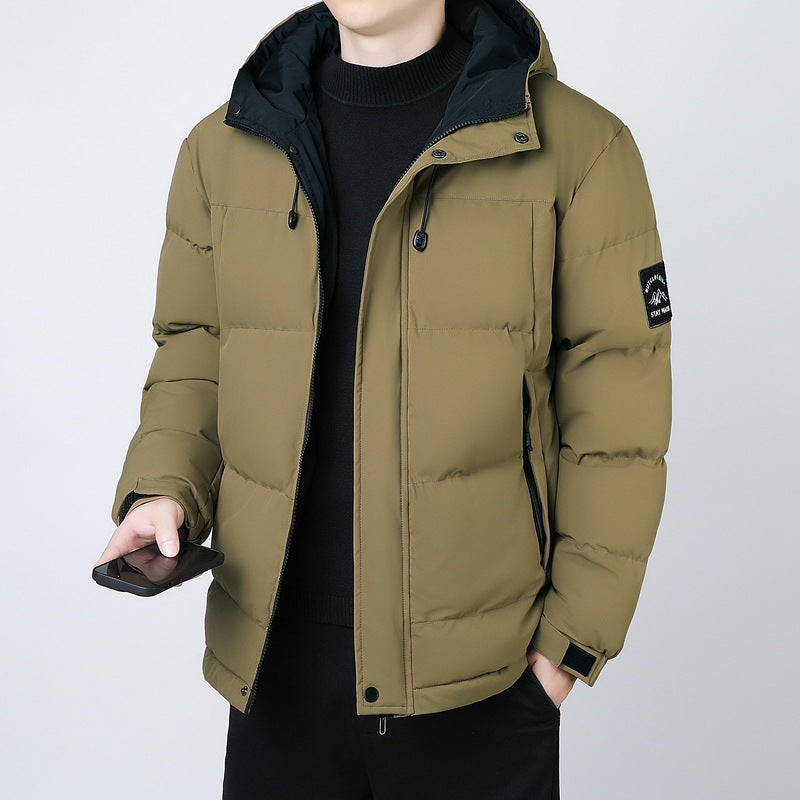 Herren Thermojacke Isoliert Wasserdicht Verstellbare Kapuze - BerlinGlamour