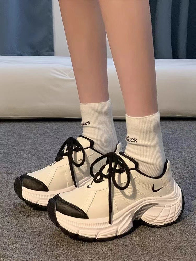 Damen Sneaker Sportlich Chunky mit Dämpfung Bequem