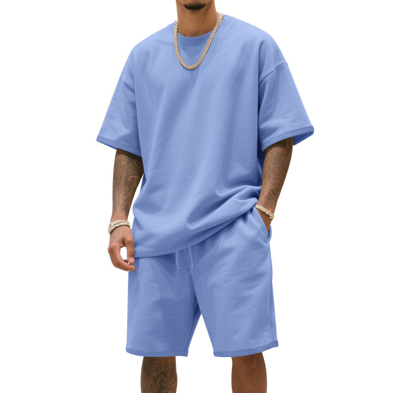 Herren Sportset atmungsaktiv Komfort Baumwollmix Casual - BerlinGlamour