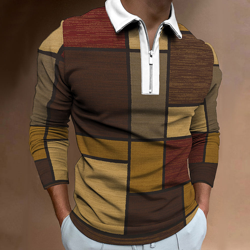 Herren Poloshirt Modern Trendig Berlin Grafikdesign