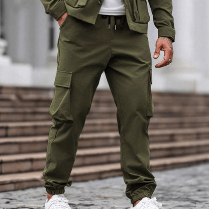 Herren Cargo-Hosen Modern Sportlich Bequem