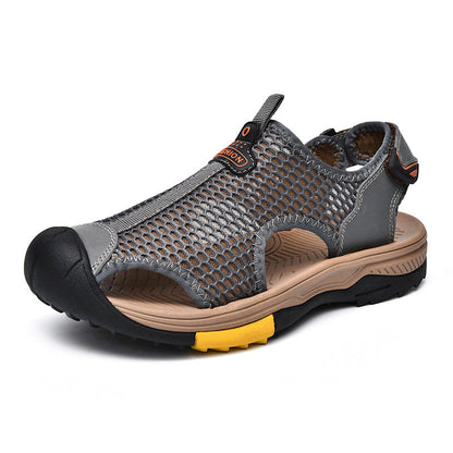 Herren Outdoor-Sandalen Atmungsaktiv Rutschfest Verstellbar