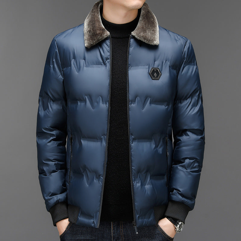 Herren Winterjacke Steppweste Weich Warm Elegant - BerlinGlamour