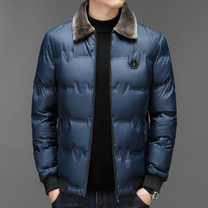 Herren Winterjacke Steppweste Weich Warm Elegant - BerlinGlamour