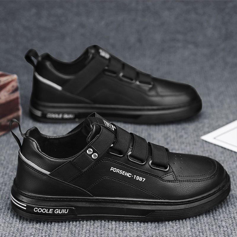 Damen Sneaker Weich Bequem Klettverschluss