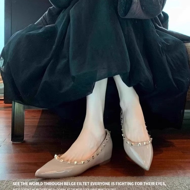 Damen Ballerinas Bequem Komfort Innensohle Schicke Riemen