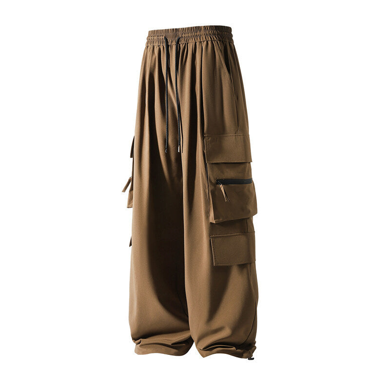 Praktische Unisex Cargo-Hose mit Seitentaschen Elastisch