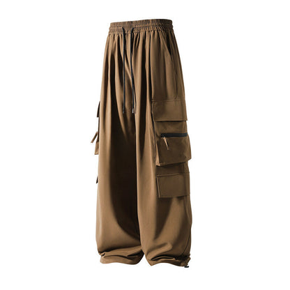 Praktische Unisex Cargo-Hose mit Seitentaschen Elastisch