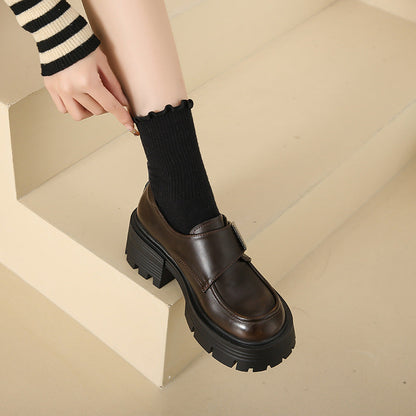 Damen Stiefeletten Robust mit Riemenverschluss Modern