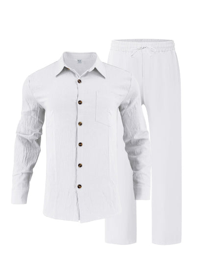 Herren Hemd und Hose Set Modern Elegante Business Kleidung