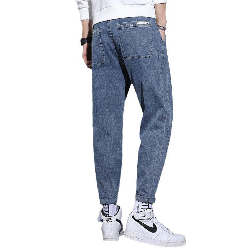Herren Jeans Locker Bequem Elastisch Berlin Style