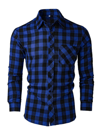 Herren Flanellhemd Karierter Stil Berlin