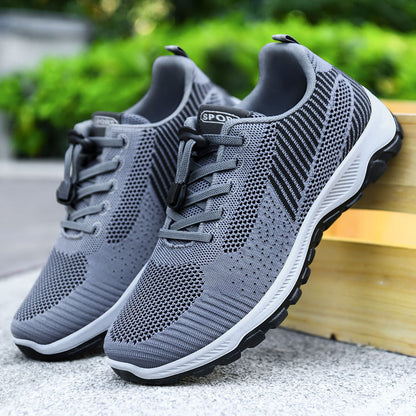 Damen Sneaker Sport Mesh atmungsaktiv Schnellschnürsystem - BerlinGlamour