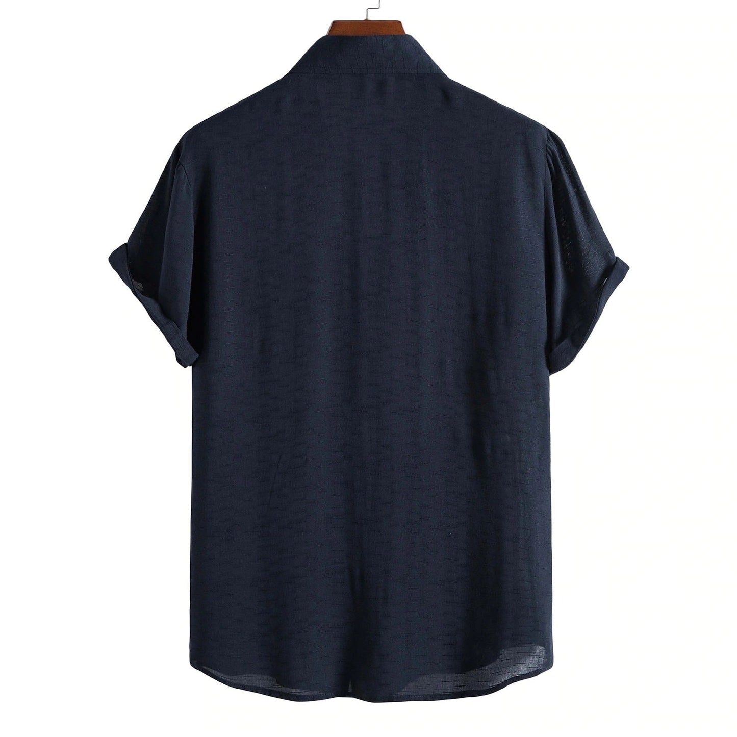 Herren Kurzarmhemd Slim Fit Elegant Modern