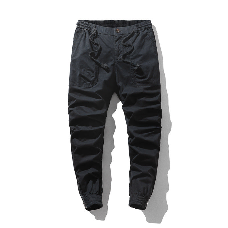 Herren Cargo-Hosen Elastisch Bequem Freizeit