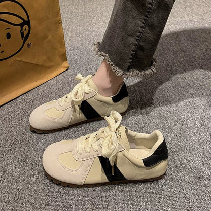 Damen Sneaker Modisch Strukturiert Rutschfest