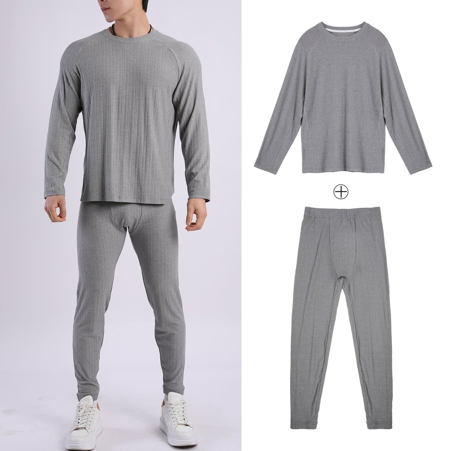 Herren Thermo-Set Warm Isolierend Feuchtigkeitsabweisend