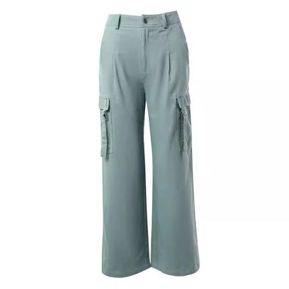Damen Cargo-Hose Bequem Weite Passform Praktisch