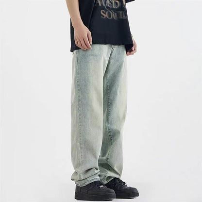 Herren Jeans Niedriger Bund Relaxed Fit Denim - BerlinGlamour