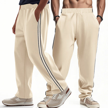 Herren Sport hose Elastisch Mit Streifen Comfort