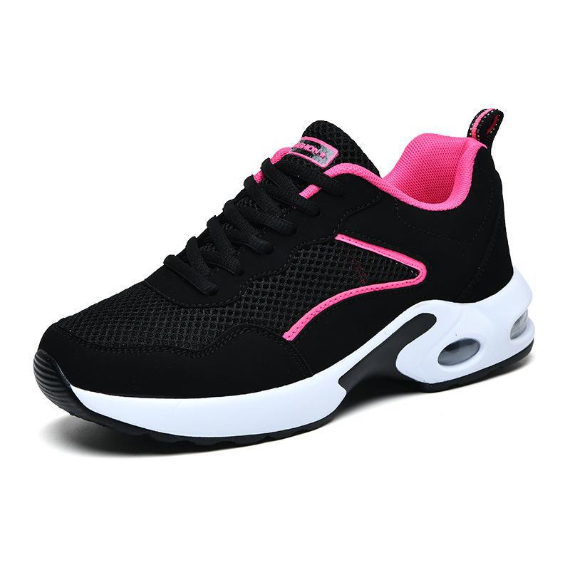 Damen Sneaker Sportlich Atmungsaktiv Luftgepolstert