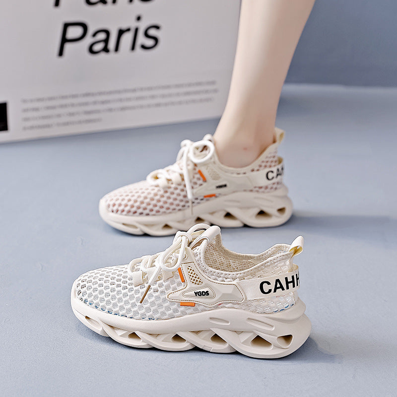 Damen Laufschuhe Atmungsaktiv Flexibel Sneaker für Sport