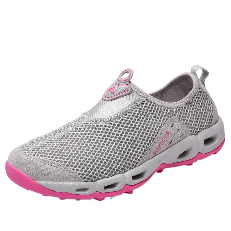 Damen Slip-On Sneaker Atmungsaktiv Outdoor Sportlich