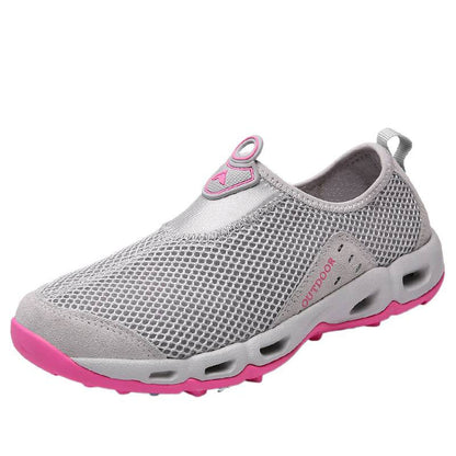 Damen Slip-On Sneaker Atmungsaktiv Outdoor Sportlich