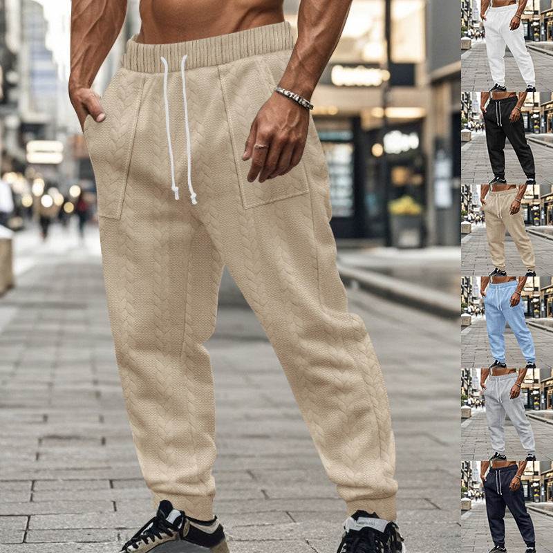 Herren Trainingshose Bequem mit Taschen und Kordelzug Sportlich