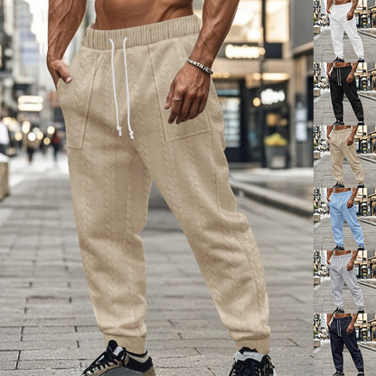 Herren Trainingshose Bequem mit Taschen und Kordelzug Sportlich