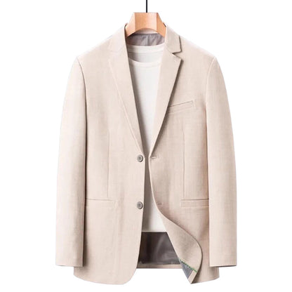 Herren Blazer Slim Fit Leicht Gefüttert Klassisch