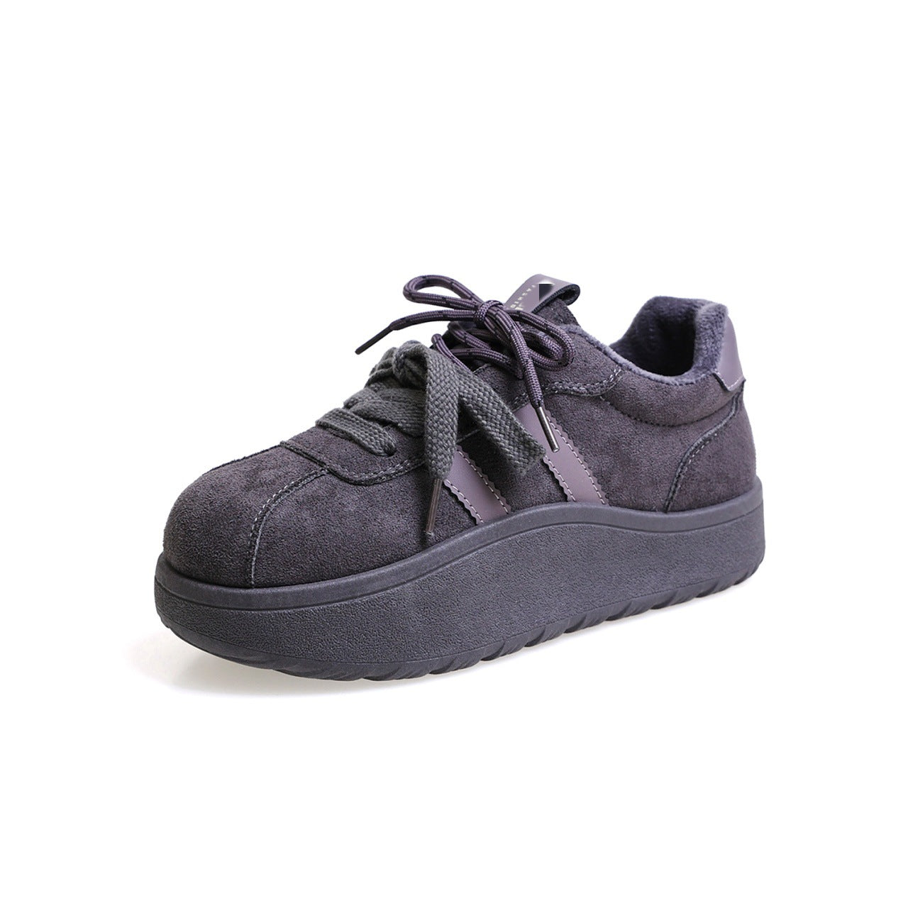 Damen Sneaker Warm Bequem Gepolstert Plateau
