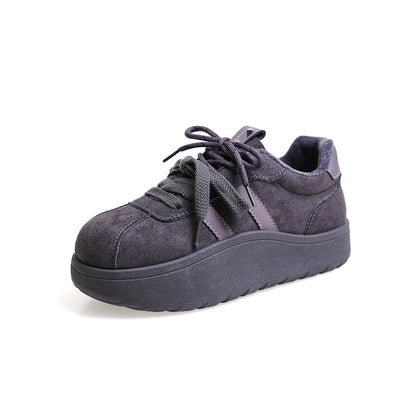 Damen Sneaker Warm Bequem Gepolstert Plateau