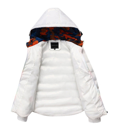 Herren Steppjacke Warm Isoliert Farbenfroh Winter - BerlinGlamour