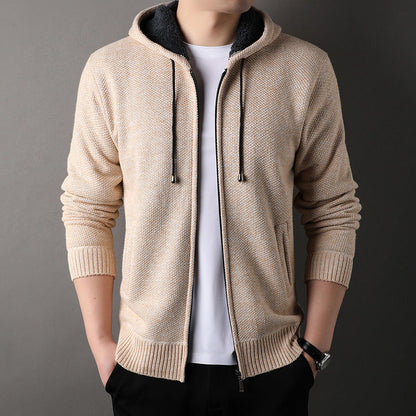Herren Mode Jacke mit Kapuze und weich gefüttertem Innenfutter Berlin.