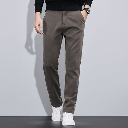 Herren Chinos Slim Fit mit Taschen Elegant Modern
