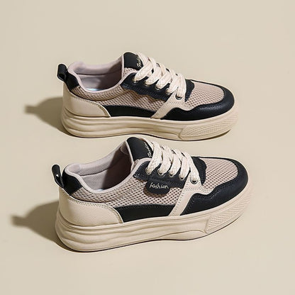 Damen Sneaker Atmungsaktiv Bequem Laufsohle Sportlich