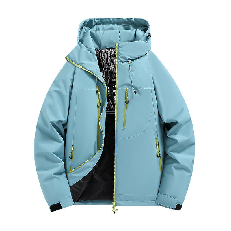 Herren Funktionsjacke Wasserdicht Winddicht Modern
