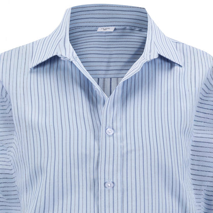 Elegantes Herren Streifenhemd Langarm Modern Berlin