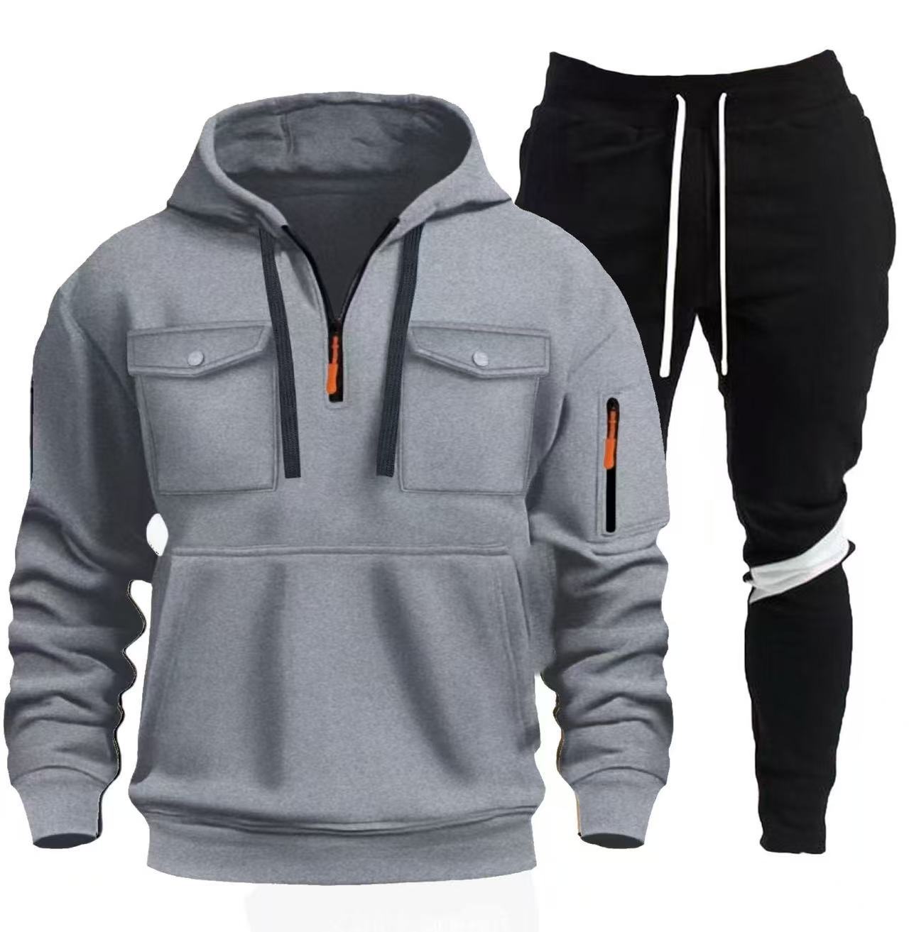 Herren Kapuzenjacke Sportlich mit Sporthose