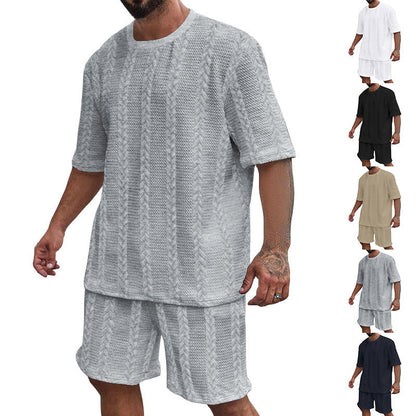 Herren Strickset Lässig Bequem Sommer - BerlinGlamour