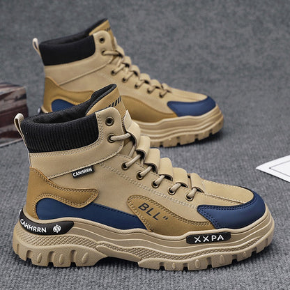 Herren Outdoor Sneaker Robust Verstärkte Sohle Wander Schuhe