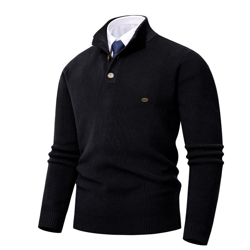 Herren Strickpullover mit Knopfdetails und modernem Stehkragen BerlinGlamour ist ein Titel, der sich auf elegante und stilvolle Lampe konzentriert. 

Oder vielleicht: Moderne