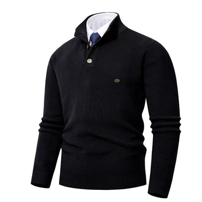 Herren Strickpullover mit Knopfdetails und modernem Stehkragen BerlinGlamour ist ein Titel, der sich auf elegante und stilvolle Lampe konzentriert. 

Oder vielleicht: Moderne